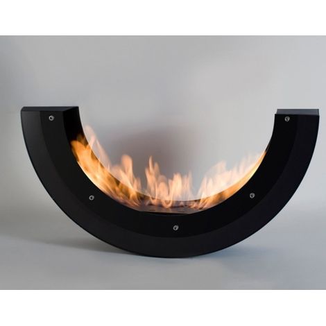 ERTA U - Biocamino Da Pavimento Freestanding nero (1/3)