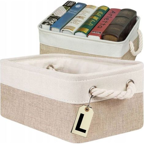 Panier À Linge - Conteneur De Rangement Multifonction - Pour Jouets Salle De Bain Chambre - L (1/5)