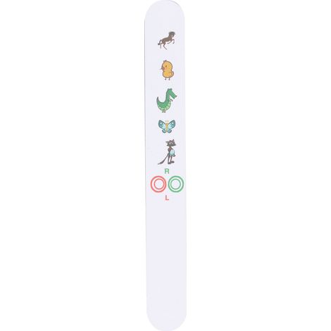Bâton de fixation optométrique pour enfants avec cartes de test visuel et motifs ludiques, idéal pour les cabinets d'ophtalmologie. (1/5)