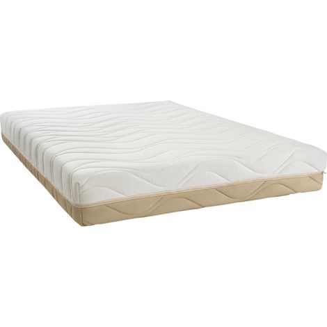 NUIT DE COTON Matelas 4 SAISONS 140x200 cm Mousse avec mémoire de forme (1/5)