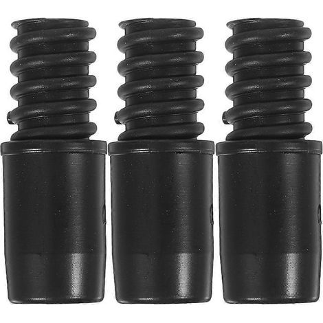 embouts filetés de rechange, adaptateurs de queue de rechange, pièces de rechange pour manche de balai à franges-5.50X2.00X2.00CM-Black (1/3)