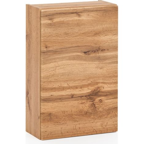 Bad Hängeschrank PESARO-03 in Wotan Eiche Nb., B/H/T: ca. 40/64/20 cm (1/4)