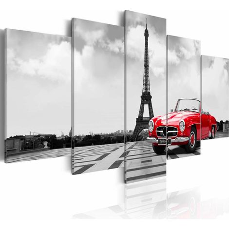 Tableau voiture parisienne - 200 x 100 cm (1/4)