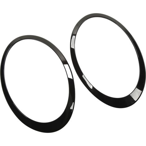 2 pièces entourages de phares noir brillant moulures pour Mini Cooper Clubman F54 S JCW 2015-2022 (1/5)