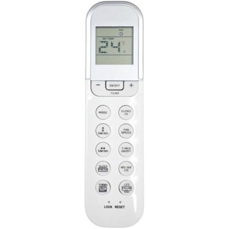 FENOPLASTICATélécommande de climatiseur compatible avec la télécommande de climatiseur-Midea Rg36f /bgef Rg36f2 /bgef Rg36f4 /bgef (1/4)