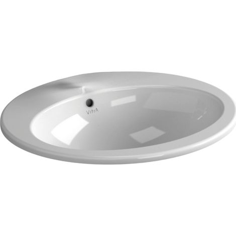 Vasque à encastrer par le dessus VitrA S20 avec trou robinetterie