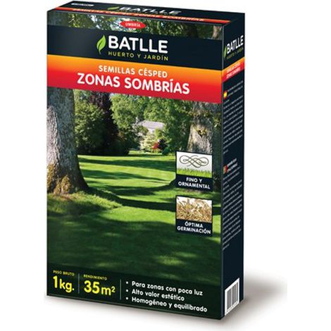 Semence de Gazon pour Zones Ombragées Batlle 500 g, 1 kg, 5 kg et 20 kg 1 kg (1/4)