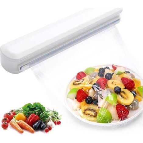 Papierabroller mit Abroller – Gastronomiezubehör, Schneideorganizer, geeignet für Breiten unter 32 cm für Aluminiumfolie und Kunststoffverpackungen (1/5)