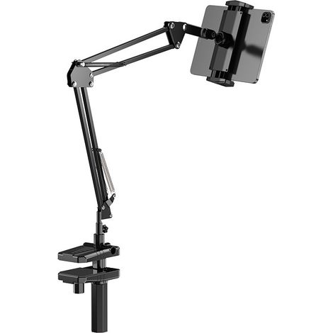 Support Tablette Lit Rotatif à 360° Bras en Aluminium Pour Porte Tablette (1/5)