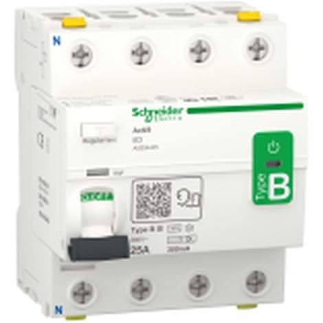 Acti9 25A 300mA 4-poliger B SI-Schalter - elektrischer Schutz und Sicherheit.
