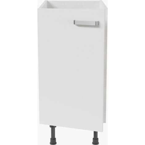 Meuble sous évier - 40 cm - Blanc (1/3)