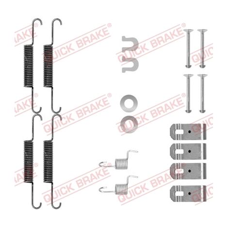 Kit d'accessoires, mâchoires de frein de stationnement Quick Brake 105-0895