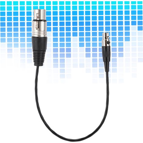 Câble Mini XLR Femelle vers XLR Femelle 3 broches pour Microphone et Caméra, Connexion Audio Professionnelle (1/4)