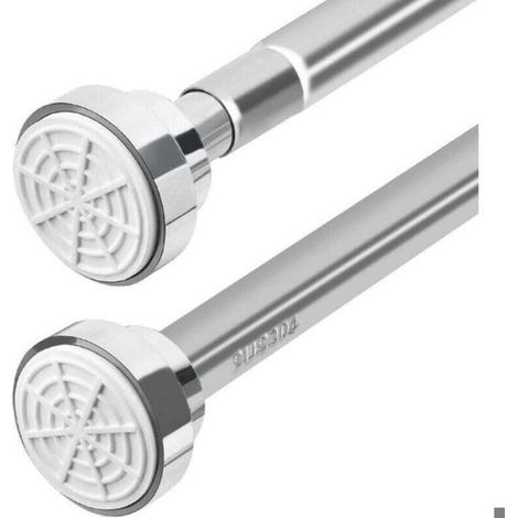 Enowelir Barre De Douche Extensible 50 À 85 Cm Sans Percage En Acier Inoxydable Pour Porte Balcon Placard (1/5)