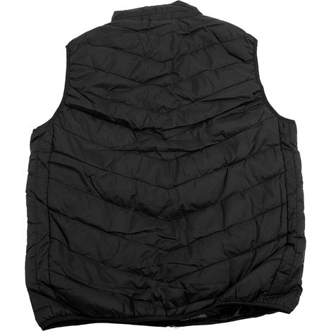 Gilet chauffant électrique USB 5V CC en nylon et polyester, chauffage rapide, lavable en machine, noir, taille 4XL. (1/5)