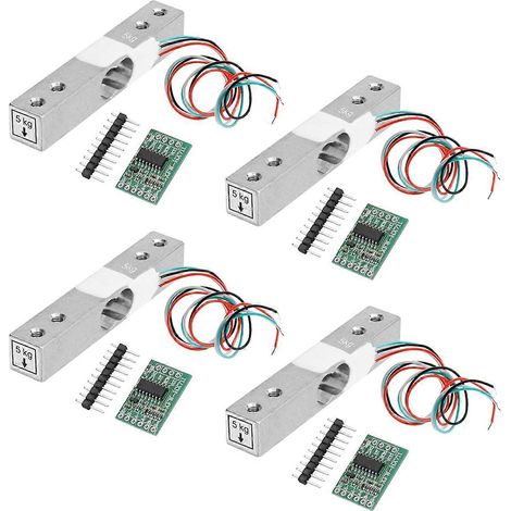 Capteur de poids numérique à cellule de charge, lot de 4 capteurs de 5 kg HX711 AD (1/5)