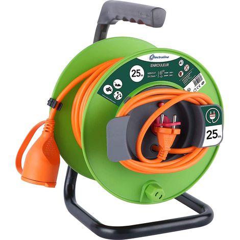 Avvolgitore elettrico da giardino 2x1,5mm² - 25 metri (1/4)