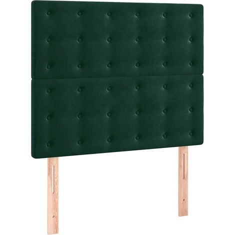 Maison Exclusive - Cabecero Terciopelo Verde Oscuro 100x5x118/128 (1/5)