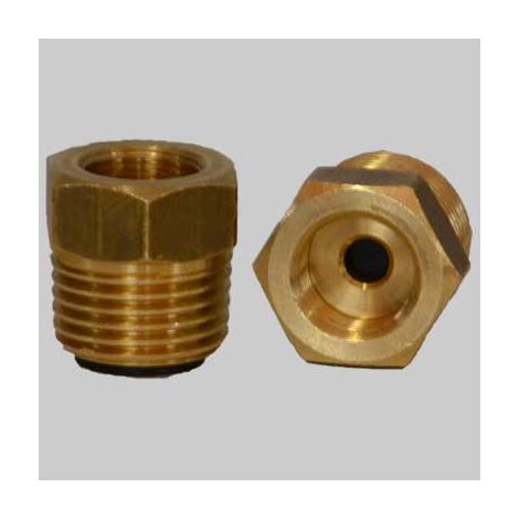 VALVOLA DI RITEGNO PER TERMOMANOMETRO  14 x 1 x 1/2     MADE IN ITALY