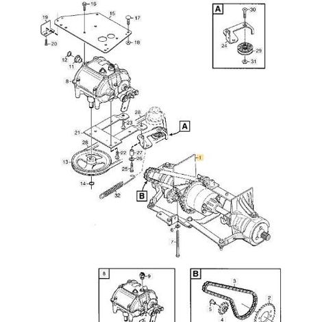 ASSE POSTERIORE KIT ORIGINALE STIGA - 1134-6650-01