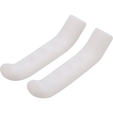 Set di 2 protezioni per leve freno – silicone – bianco – Mountain bike