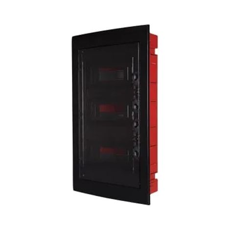 ETTROIT Centralino elettrico da incasso 36 moduli IP40 con portello cieco nero - DB112936B