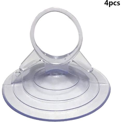 Paquet de 4 ventouses en Plastique avec Ventouse pour Crochet Pare-Soleil pour Voiture (1/3)