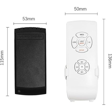 Wireless Fan Controller Ceiling Timer Switch Universal Remote Control (1/5)