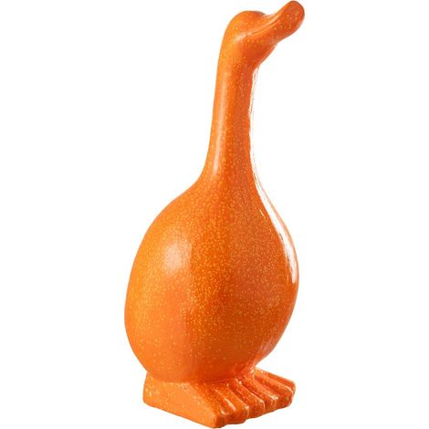 Statue Oie Extérieur "Wyatt" 60cm Orange