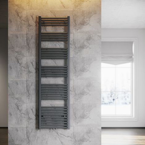 ELEGANT Handtuchheizkörper 1800x500mm Handtuchtrockner Heizung Bad Anthrazit Badheizkörper (1/5)