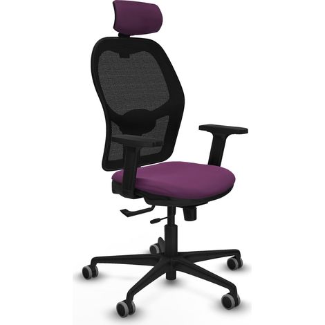 Chaise de bureau piqueras y crespo Jorquera noir confort ajustable (1/2)