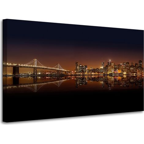 Leinwanddruck Architektur von San Francisco 100x60