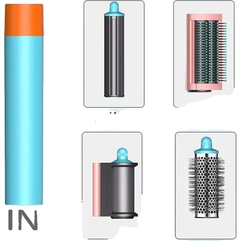 Apparecchio per la stiratura dei capelli, funzionalità 6 in 1, tecnologia agli ioni negativi, HS Cyan 4 IN 1, EU-a (1/2)