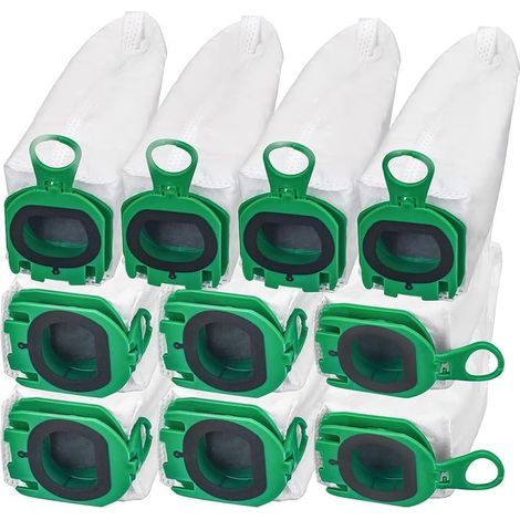 Compatible with Vorwerk VB100/FP100 vacuum cleaner accessory set, 10 non-woven dust bags.
