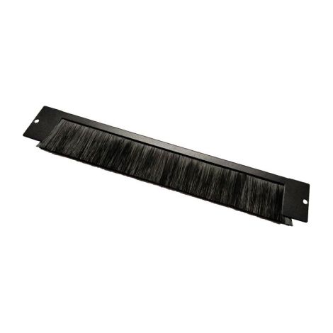 Pannello guida cavi superiore/inferiore per rack - con spazzola - colore nero - 360mm - per rack da 10
