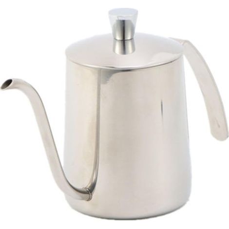 Pot à café en Acier Inoxydable avec Couvercle pour café Cuisine à Domicile 350ml (1/5)