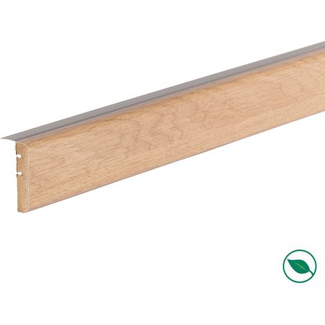 Forestea – Profilé de transition pour escalier stratifié 1300 x 56 x 12 mm – PEFC 70% – Finition esthétique pour rénovation – Pour bois dur