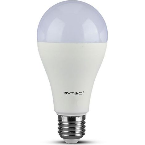 V-TAC Lampadina LED Chip Samsung Attacco E27 da 15W A65 Bianco Caldo