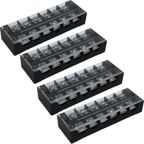 borniers à jonction fixe TB à double rangée pour courant élevé 600 V 45 A 6 positions (4506) (1/5)