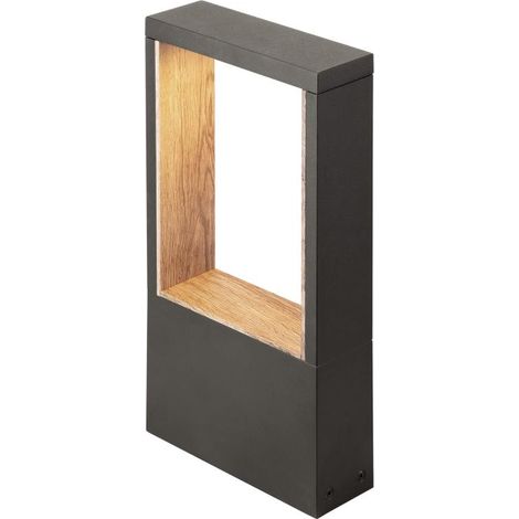 Borne FLATT II 36 extérieur PHASE 2700 K IP65 anth. / bois bord de mer - SLV - 1010103
