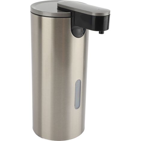 Dispenser automatico di sapone liquido da 340 ml, senza contatto, con rilevamento a infrarossi, ricaricabile, per casa, hotel e centri commerciali. (1/2)