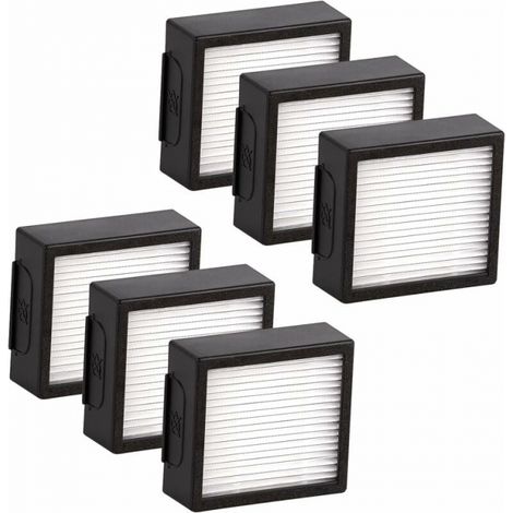 (Paquete de 6) Filtro HEPA de repuesto, compatible con el kit de accesorios de filtro HEPA para la aspiradora robot iRobot Roomba Combo J7 (1/5)