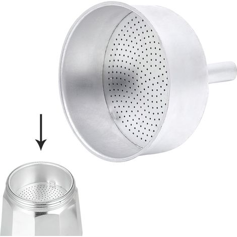 Trichterkaffeemaschine Aluminium Classic/Induktion 9 Tassen (1/2)