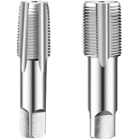 2 Pièces Coffret Tarauds et Filières Kit, 1/2 Pouce Outils de Filetage, 3/4 Pouce Taraud Filetage Tarauder et Découper, Micro Tarauds et Filières, pour Nettoyage et Réparation (1/5)