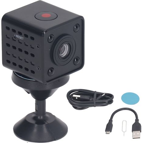 Caméra de surveillance sans fil Mini WIFI 1080P HD vision nocturne petite caméra de sécurité pour bureau entrepôt magasin maison (1/5)