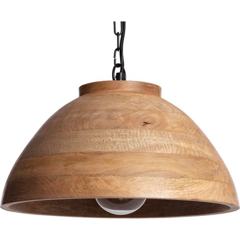 Pendelleuchte Holz Naisha M ILUZZIA Braun (1/5)