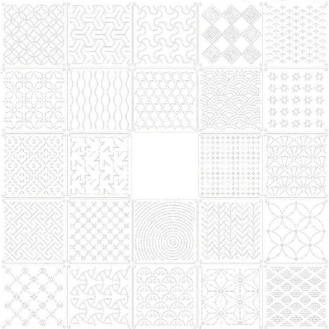Ensemble de 24 dossiers de gaufrage 3Dgabarits de broderiepochoirs pour patchworkscrapbooking et loisirs créatifs (blanc). (1/5)