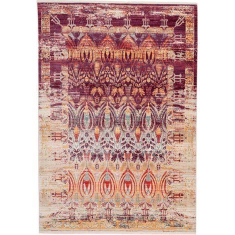 Tapis Vintage à Franges "Baroque IV" Multicolore 80 x 150 cm (1/4)