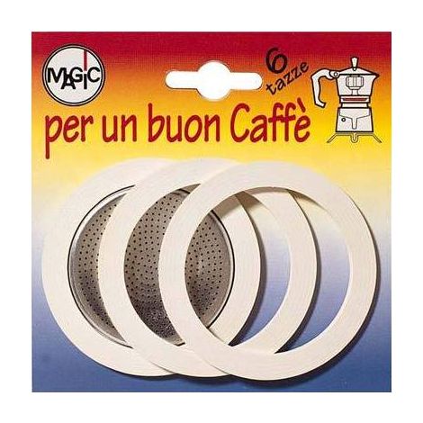 12,0 x GUARNIZIONE + FILTRO MOKA