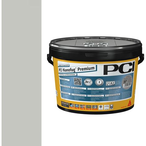 PCI Nanofug Premium 5kg Flexfugenmörtel Nr. 21 hellgrau
